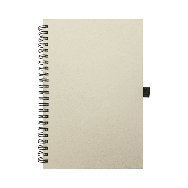 Faggi – A5 Milk Paper Spiral Notebook