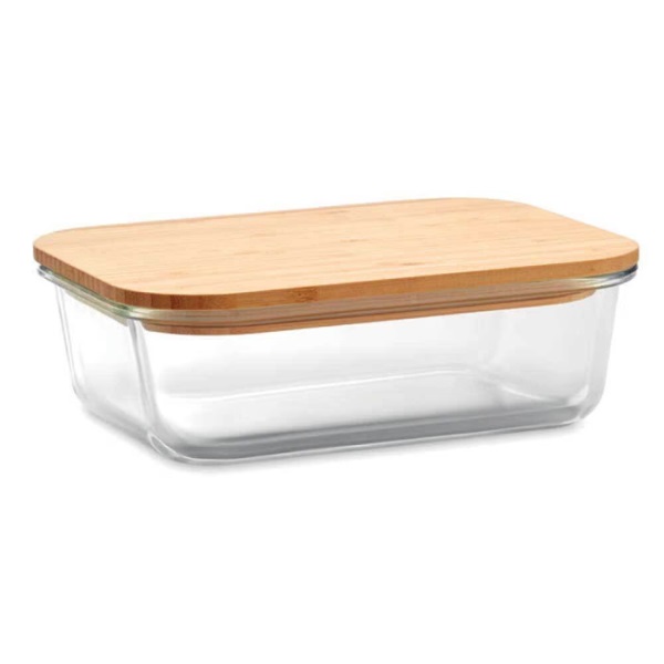 Buchi – Glass Lunch Box with Bamboo Lid