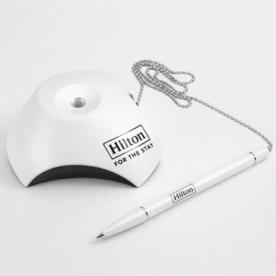 Counter Pen with Secure Chain