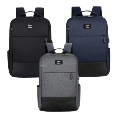Crypto Leather & Fabric Backpack