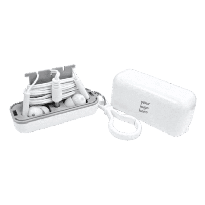 Earphones with Protective Case