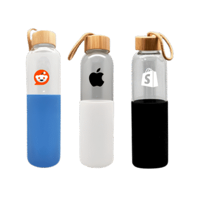 Glass Water Bottle with Sleeve
