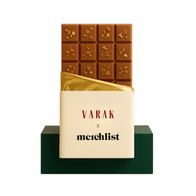 Hazelnut Crunch Chocolate Bar by Varak