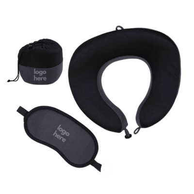JetEase Pillow & Eyemask Set