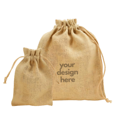 Jute Drawstring Pouch