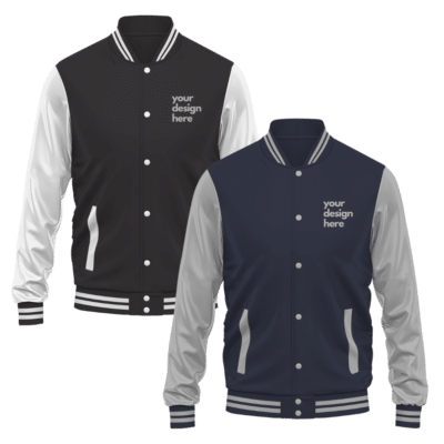 Leather Letterman Varsity Jacket