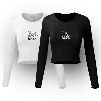 Long Sleeve Crop Top