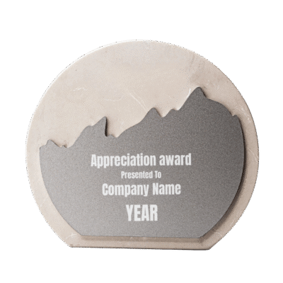Moon Stone Plaque Award