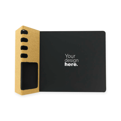 Custom Printed Mousepad with Mobile and Pen Holder