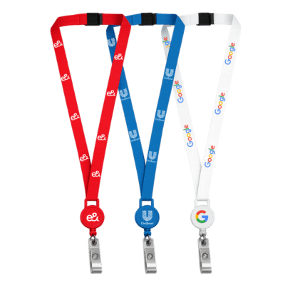 Reel Badge Lanyard with Safety Lock