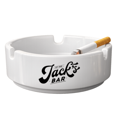Round Porcelain Ashtray