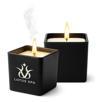 Scented Amber Wood Candle