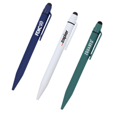 Scroll Rubber Office Pen