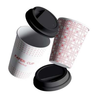Single Wall Paper Cup with Lid