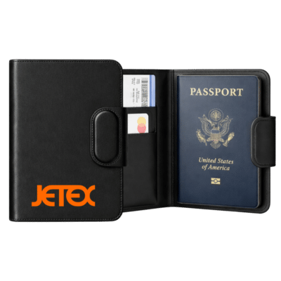 TRACE Leather Passport with Tracker