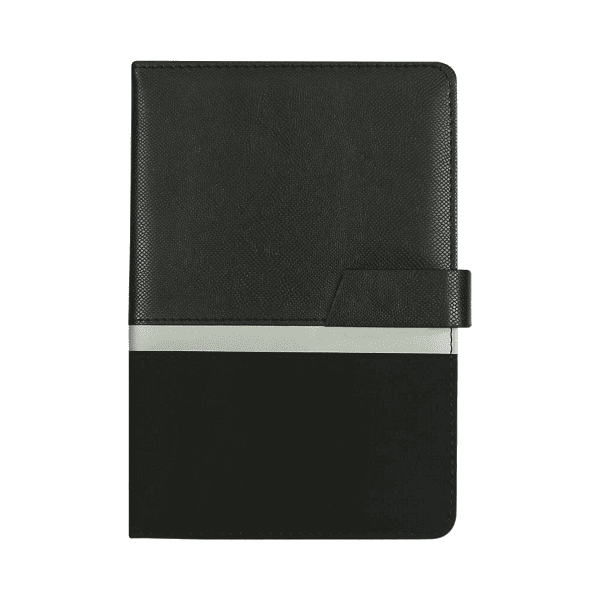 Kairos – A5 PU Notebook with Magnetic Flap