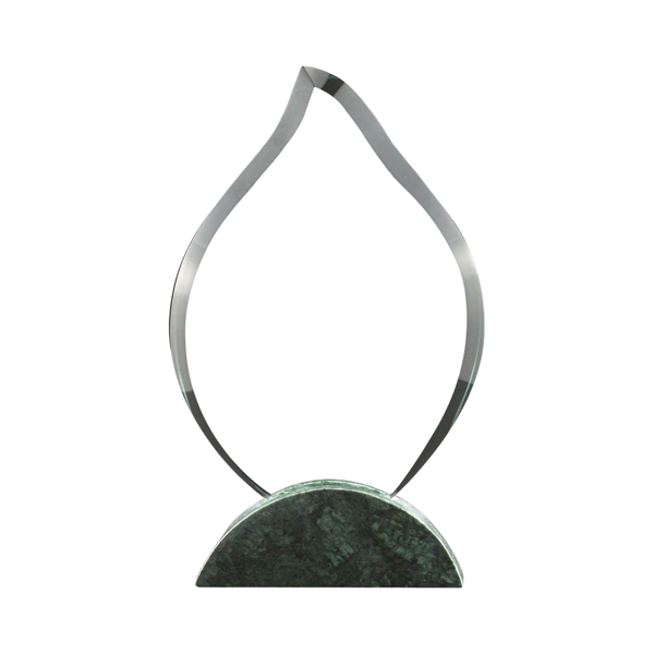 Tulpi – Crystal and Marble Trophy