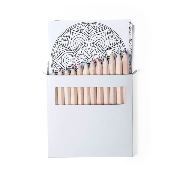 Haika – Set of 12 Pencils and 12 Coloring Sheets
