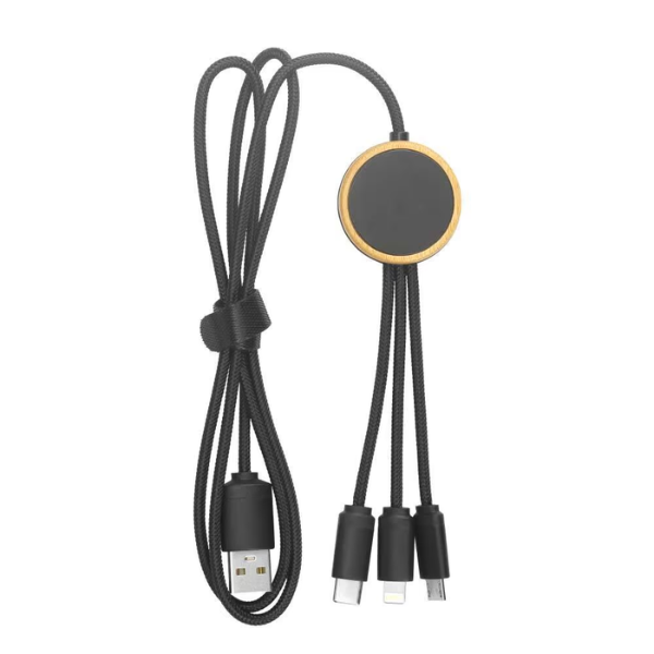 Verva – Light Up Charging Cable with Bamboo Element