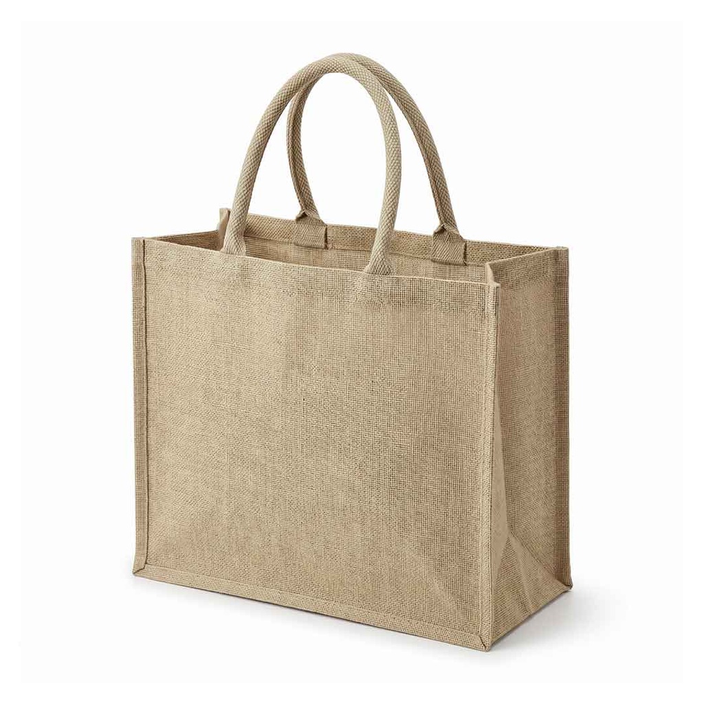Eco-neutral Jute Shopping Bag - Horizontal