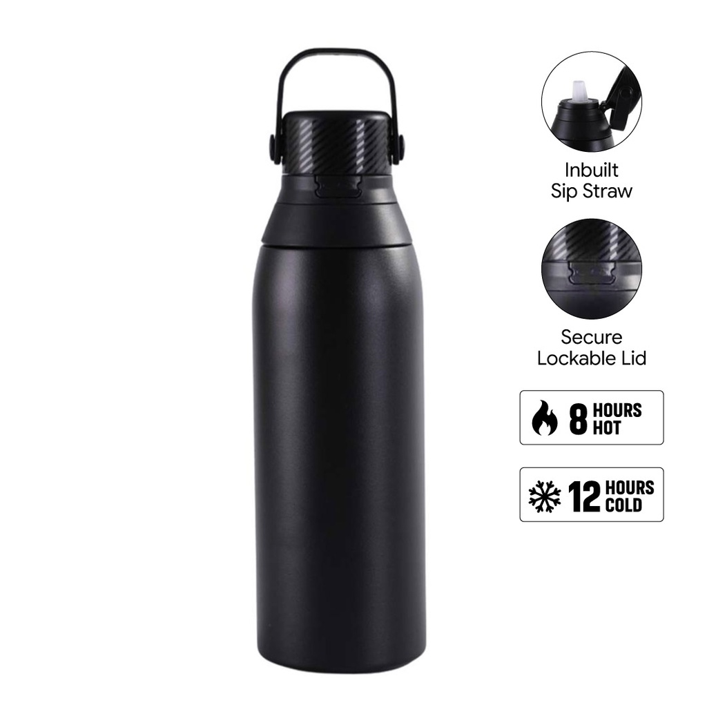 EVORA - Hans Larsen Double Wall Stainless Steel Vacuum Bottle - 750ml