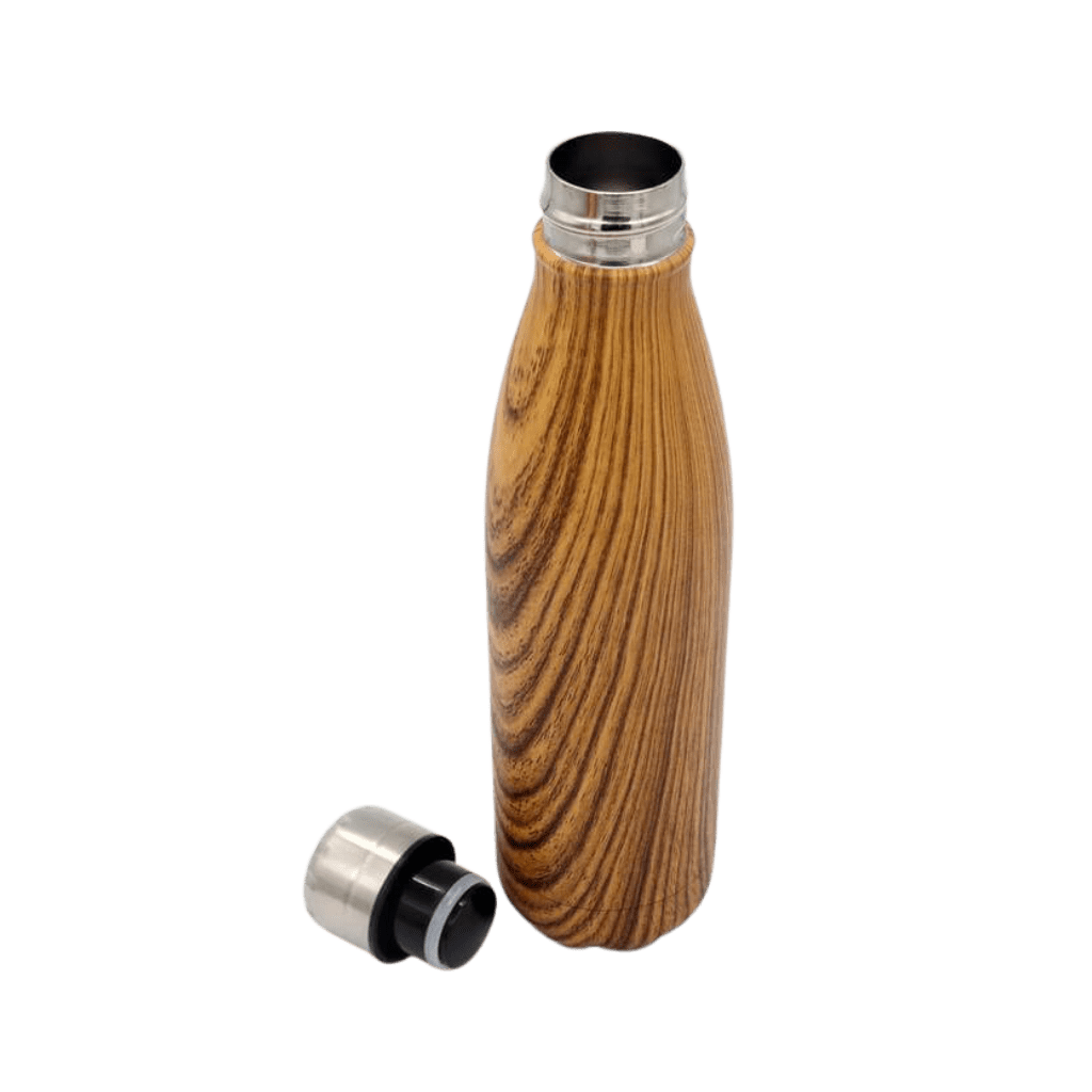 GEYER - Hans Larsen Stainless Steel Water Bottle with Wood Print