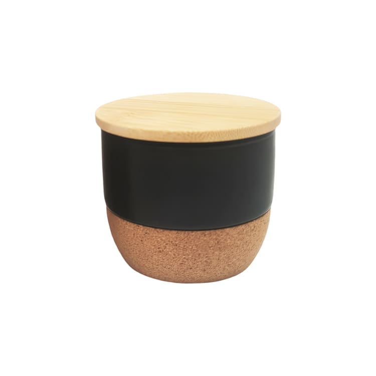 RAAHA - Arabic Oudh Scented Candle in Ceramic Holder with Bamboo Lid
