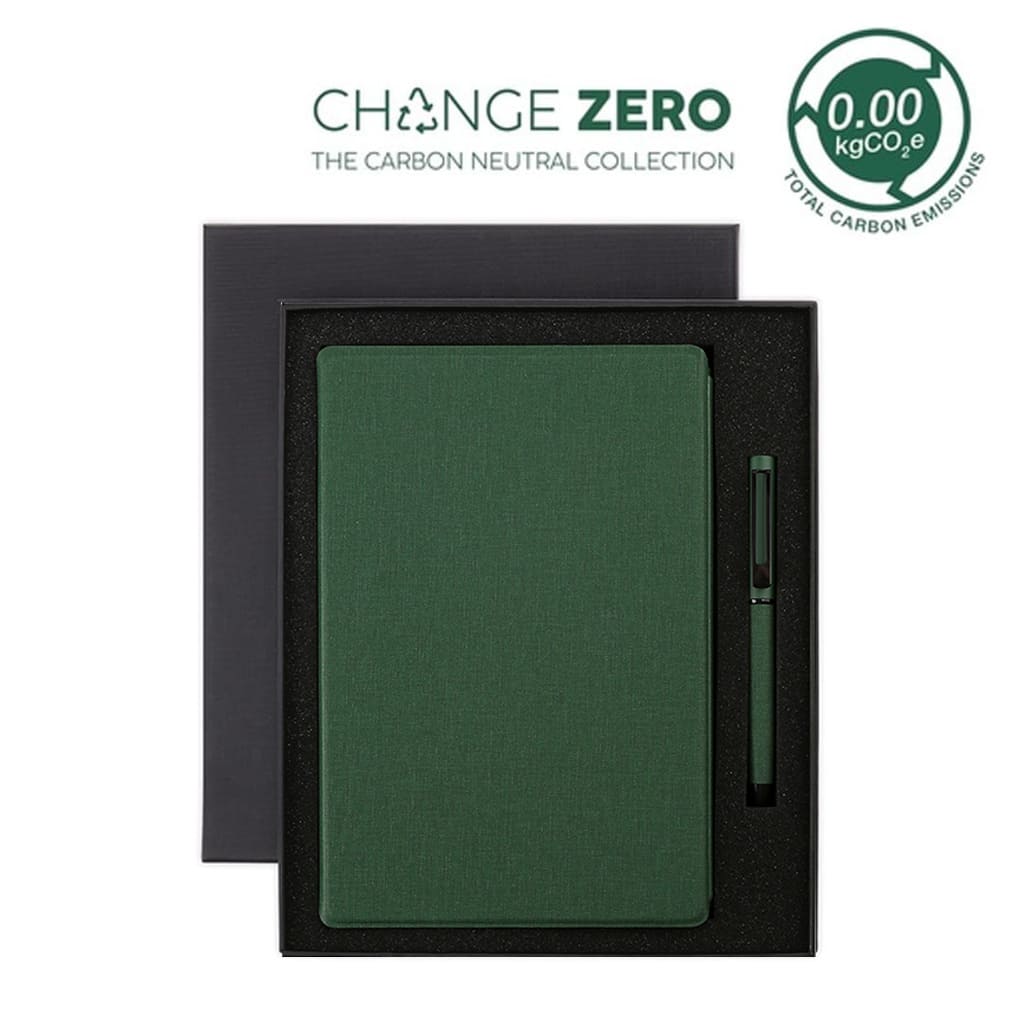 VARDIM - CHANGE ZERO Sustainable Gift Set with Refillable Notebook & Pen