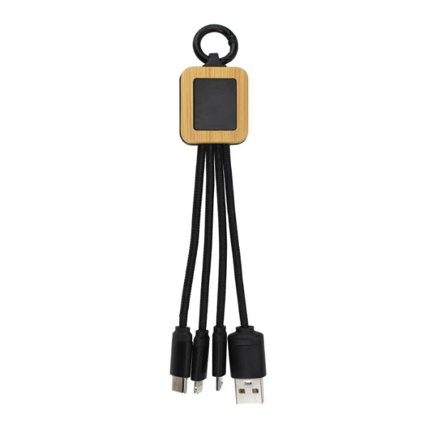 Zauber – Light Up Charging Cable with Bamboo Element