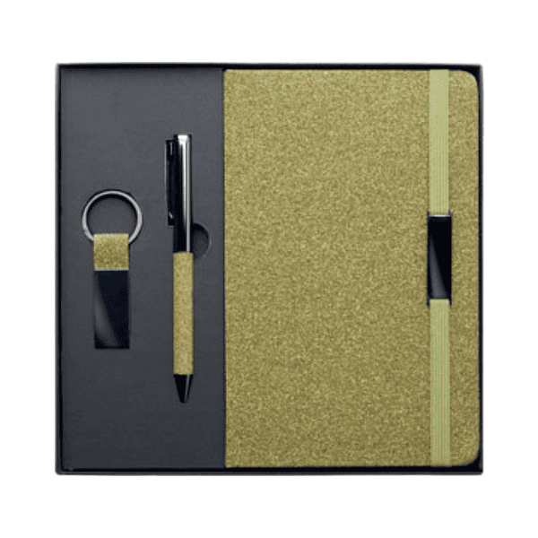 Releaf – Tea-Cork A5 Notebook, Pen and Keychain Gift Set