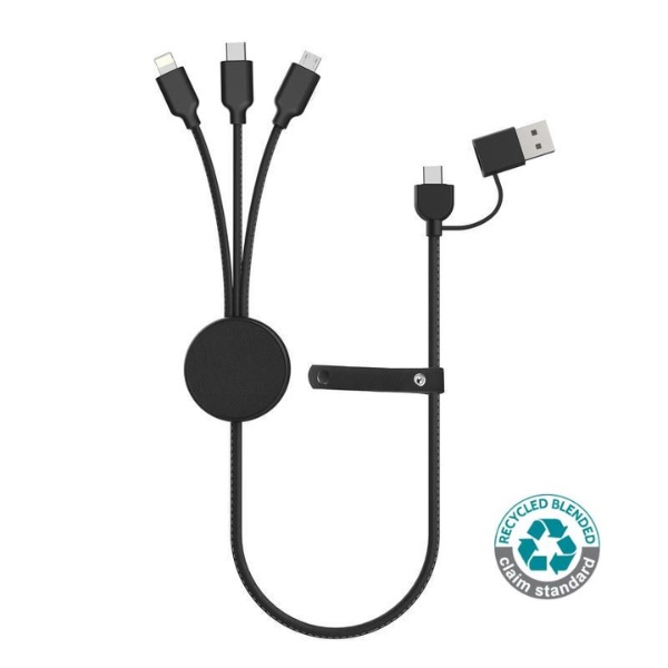 Kultur – Recycled 6-in-1 Multi Charging Cable