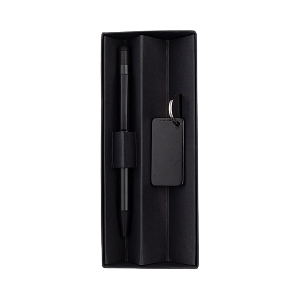 Weqaya – Recycled Aluminium Pen and Keychain Set